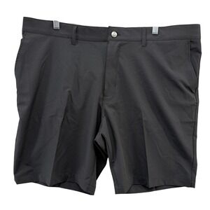Adidas Woven Mens Shorts Size 40 Black Stretch Golf Athletic Performance 8.5in